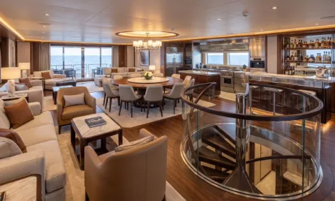 52m Shadow Yacht Saloon